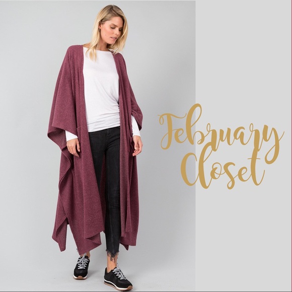 Soft Oversized Kimono Cardigan - Picture 4 of 4